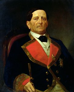 Antonio Lopez de Santa Ana (1794-1876) portréja, 1858 körül (olaj, vászon)